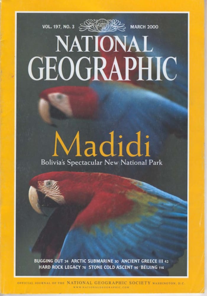 Cover of National Geographic, 2000