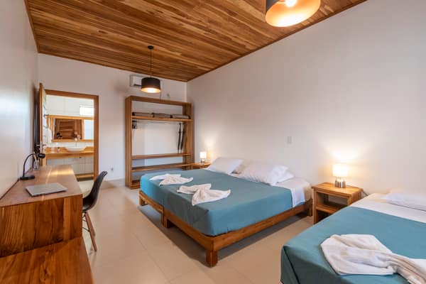 SouthWild Amazon Lodge, View to room in wildlife lodge in the Amazon of Cotriguaçu