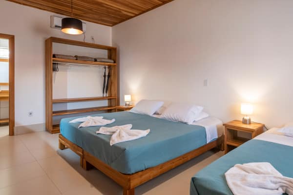 SouthWild Amazon Lodge, View to room in wildlife lodge in the Amazon of Cotriguaçu