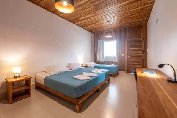 SouthWild Amazon Lodge, View to room in wildlife lodge in the Amazon of Cotriguaçu