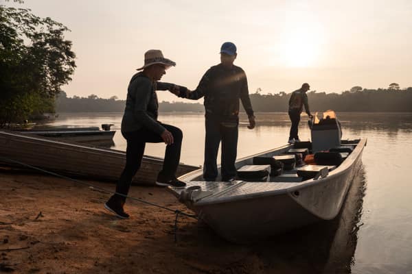 SouthWild Amazon Lodge, Boat outing