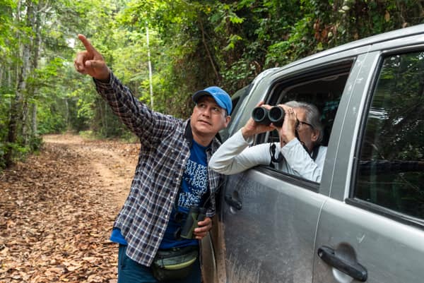 SouthWild Amazon Lodge, Truck safari on private roads
