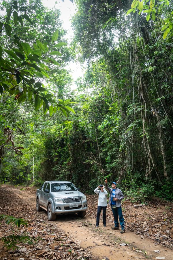 SouthWild Amazon Lodge, Car safari on private roads