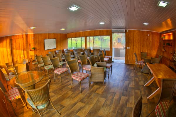 The lecture room aboard the flotel
