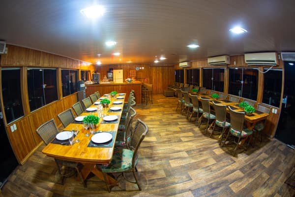 The flotel dining room