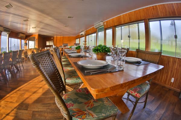 The flotel dining room