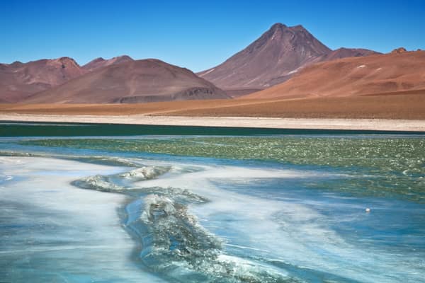 The Diamond Lagoon in the Atacama Desert