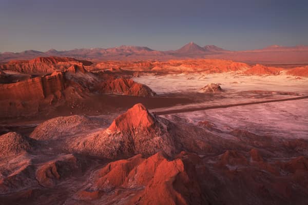 The Moon Valley (Valle de la Luna) in the Atacama Desert