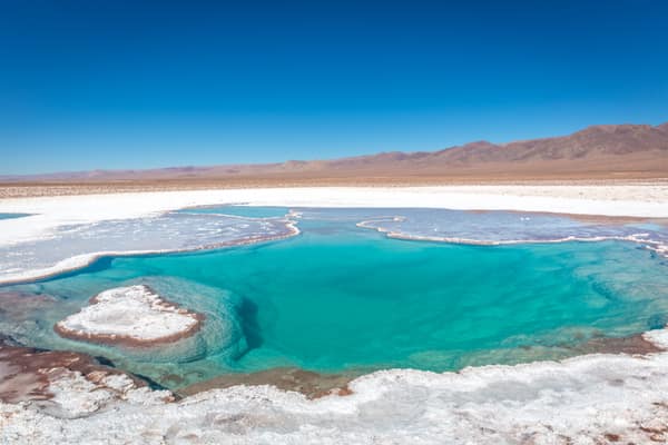 A sweeping Atacama Desert landscape