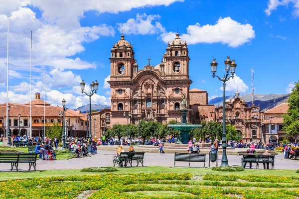 The Plaza de Armas in Cusco