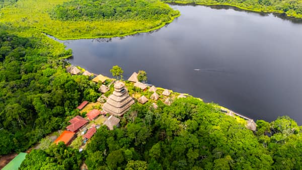 Wildlife and rainforest at Napo Wildlife Center, Yasuní