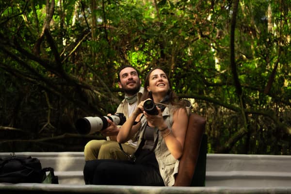 Wildlife and rainforest at Napo Wildlife Center, Yasuní